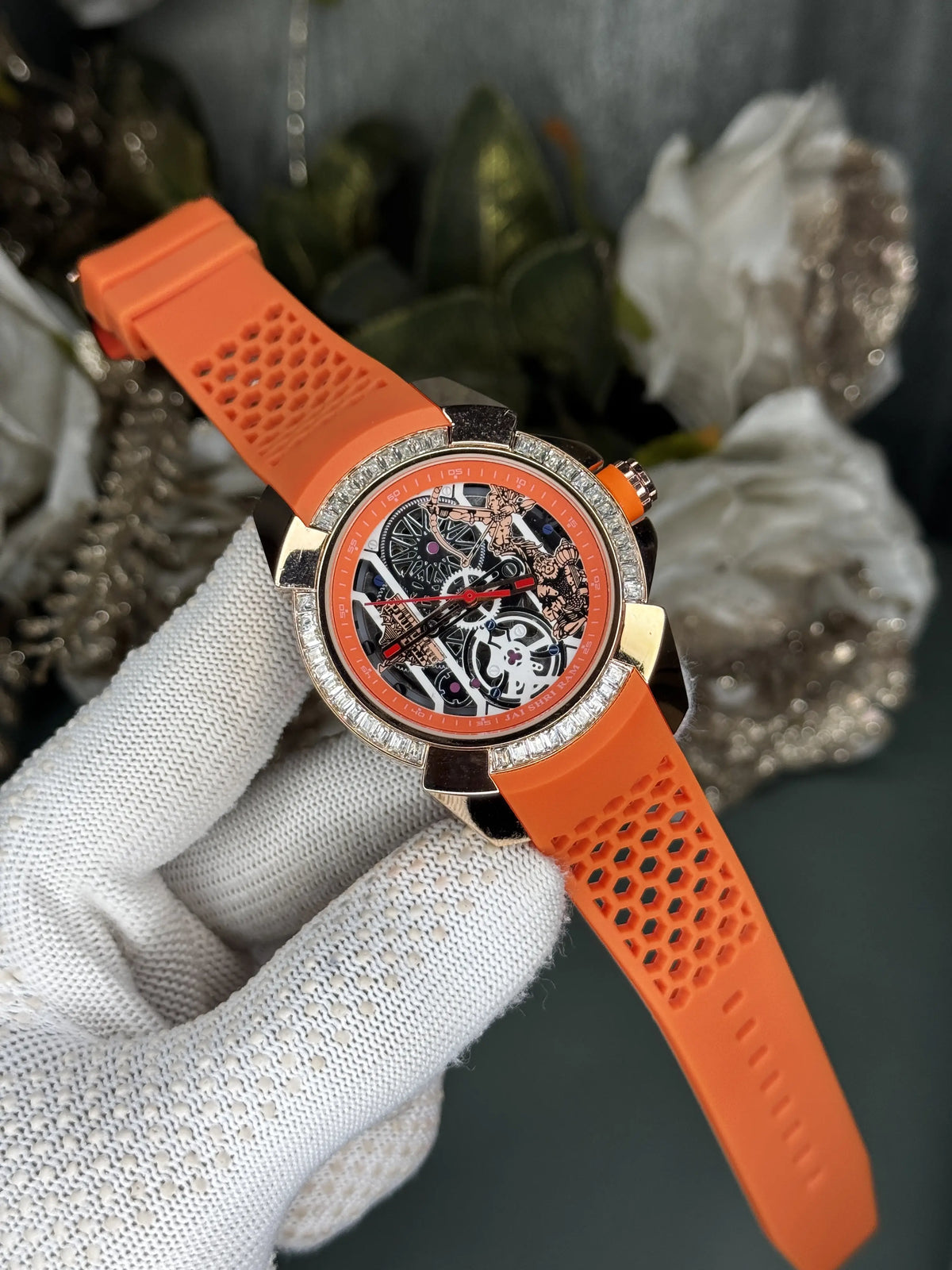 Jacob&Co. Ram Copper Orange Diamond Premium Watch