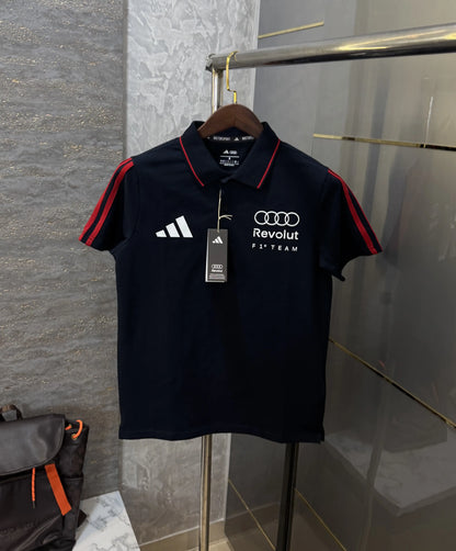 Adida s Navy Blue Collab Premium Polo T-shirt