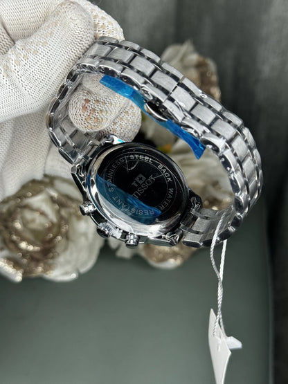 Tisso t Chemin Des Tourelles Blue Premium Chronograph Watch