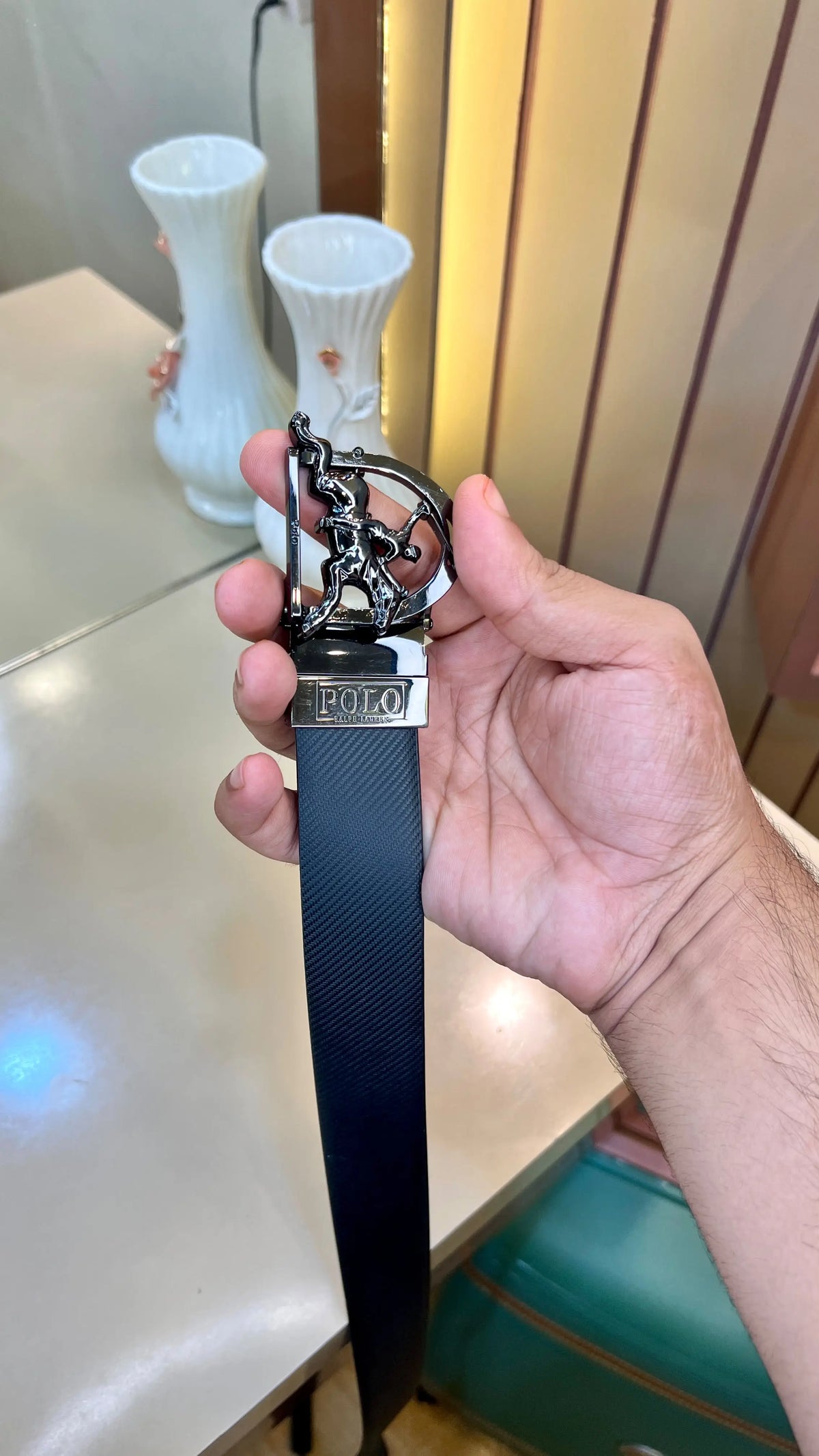 US POLO IMP PREMIUM QUALITY REVERSEABLE BELT WITH BOX
