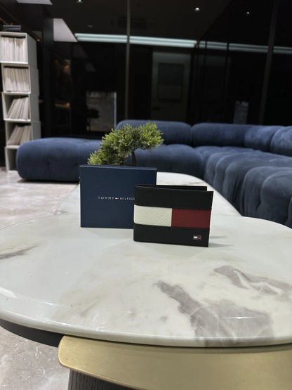 Tommy Hilfiger Premium Wallet Black With Box t195