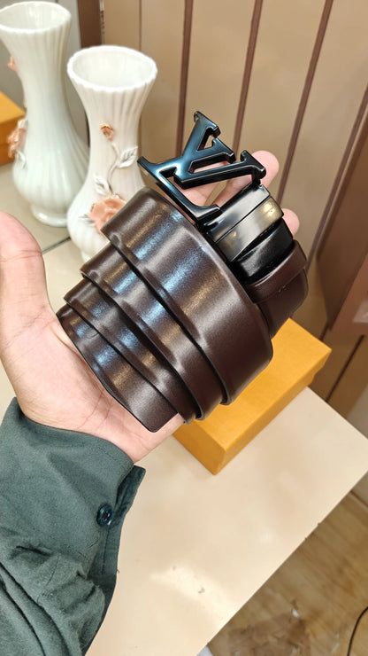 LV LOUI5 VUITToN PREMIUM QUALITY IMPORTED REVERSIBLE BELT WITH OG BO·-X LV-208