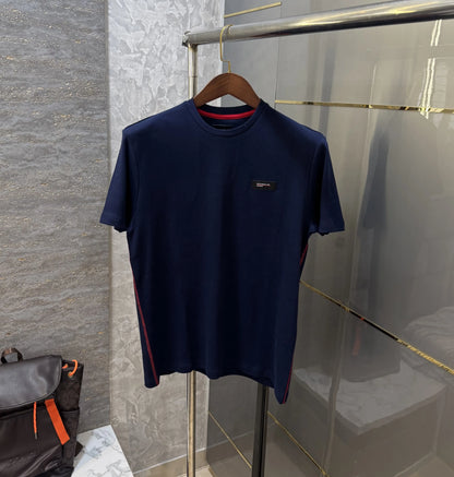 Hugo  Bos s X Porsche Navy Blue Logo Work Premium Polo T-shirt