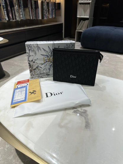 Dio r Luxury Unisex Pochette Grey With Box d165