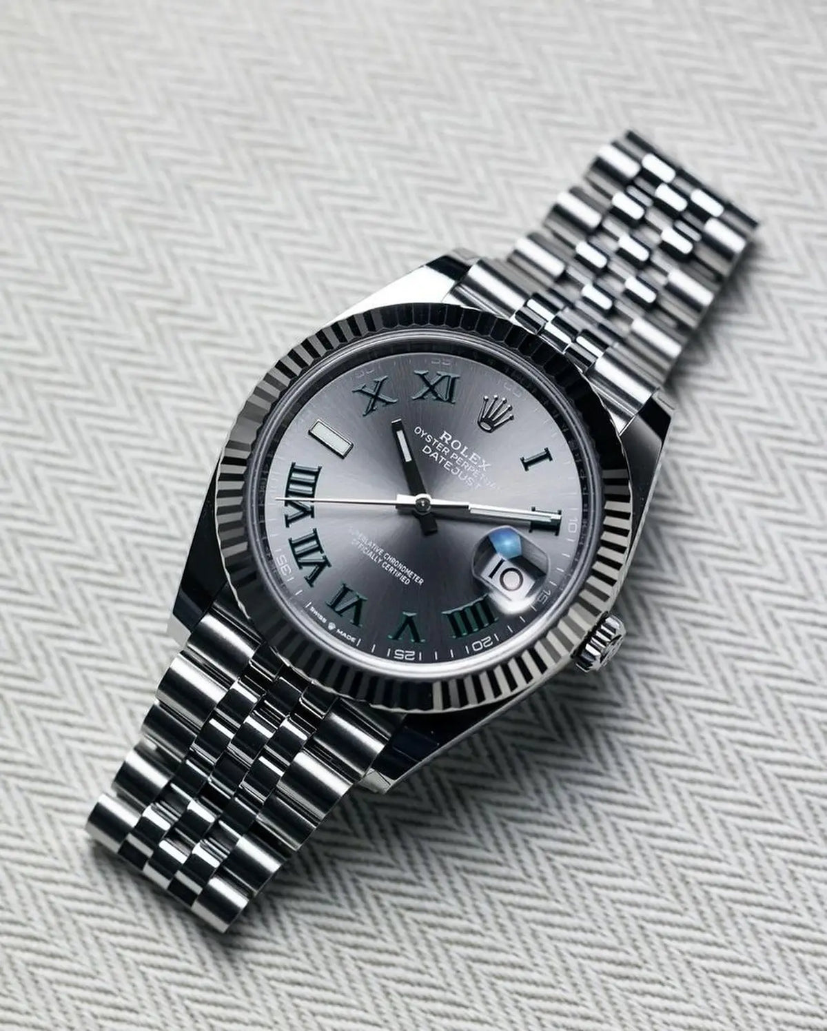 Rolex Date Just Winbledon Heavy Quality
