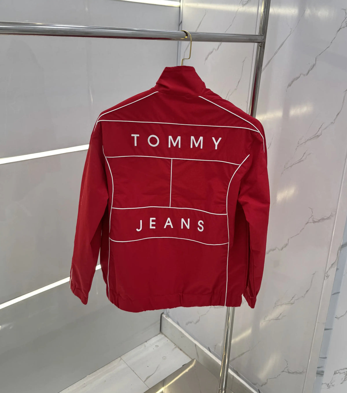 Tomm y  Hilfige r Red Imported Premium WindBreaker Jacket