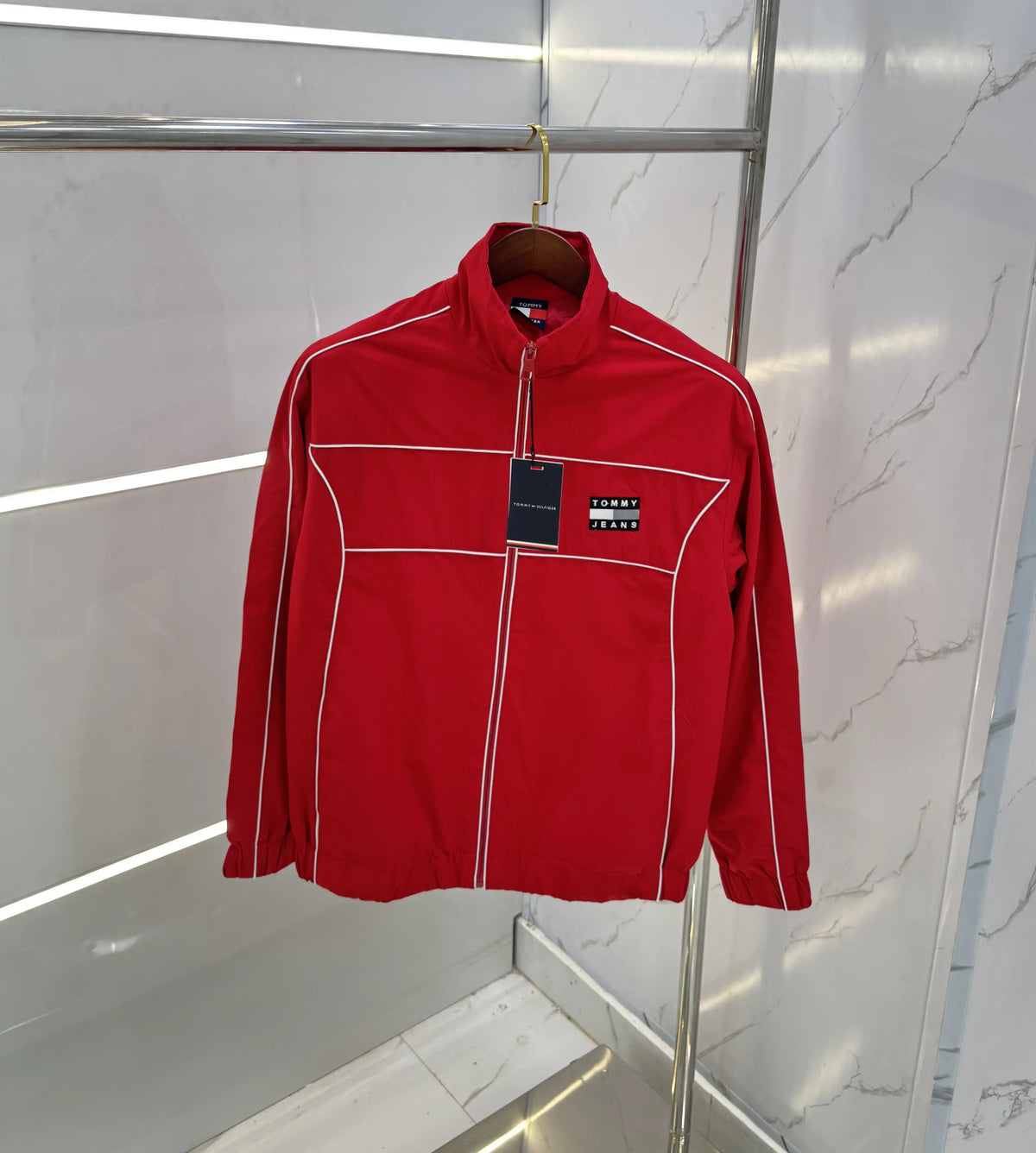 Tomm y  Hilfige r Red Imported Premium WindBreaker Jacket