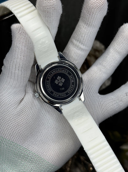 Patek Aquanaut All White Diamond Premium Watch