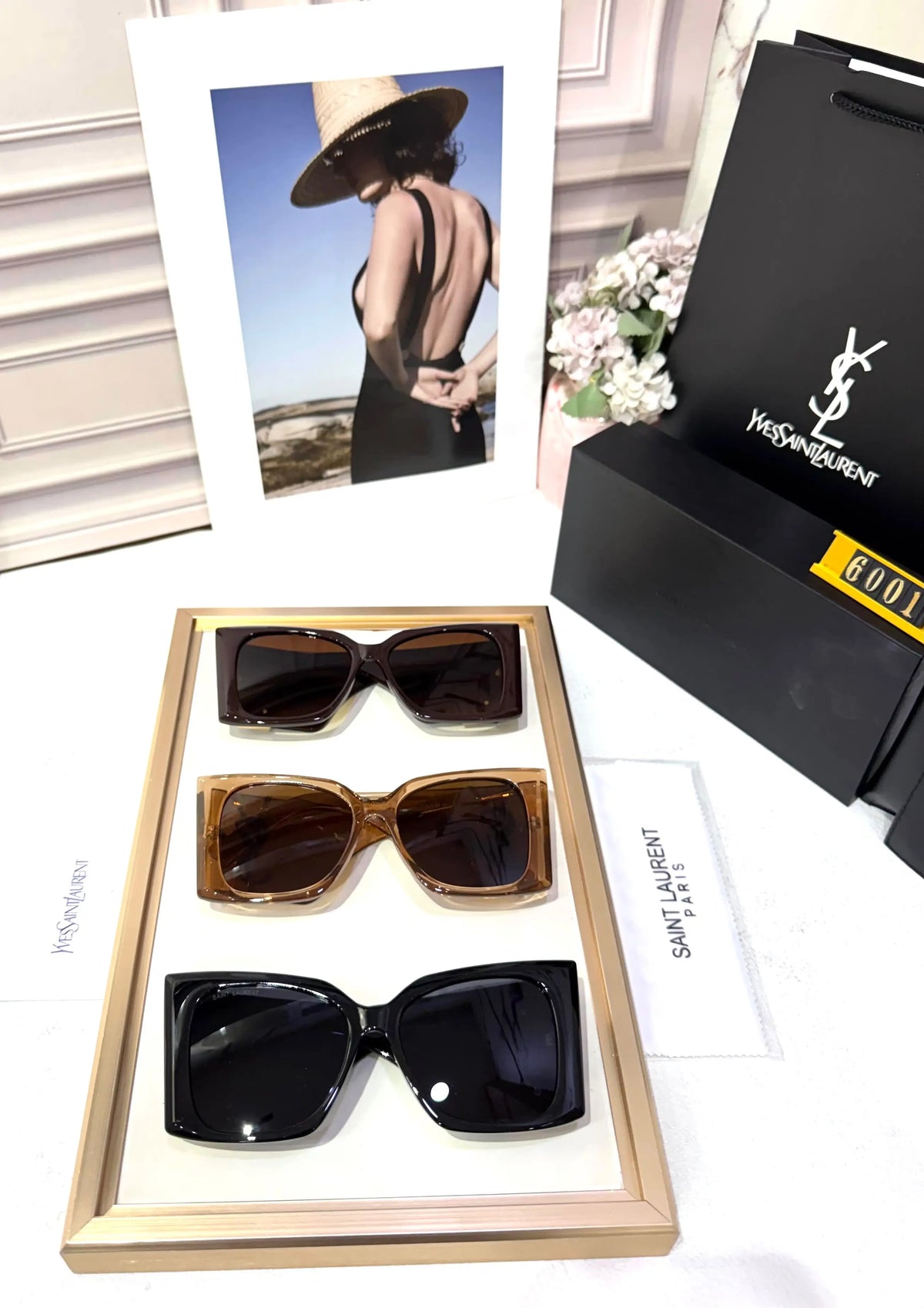 YSL BROWN NEWLY ATTRACTIVE COLOR N LUXURY PREMIUM BRAND'S DESIGNER STORE MODEL