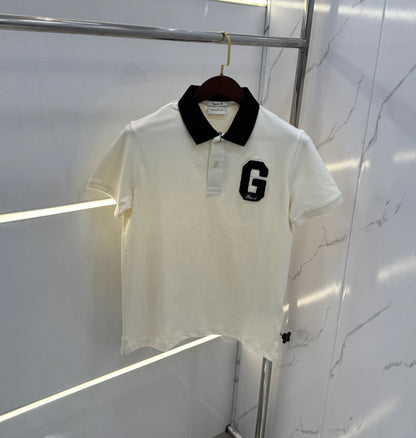 l Gant Cream Logo Work Premium Polo T-shirt