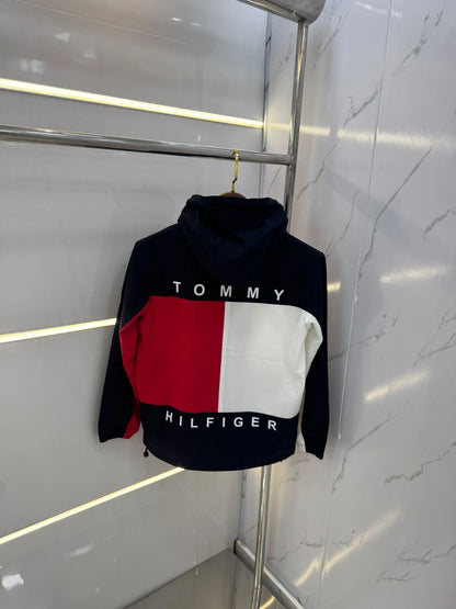 Tomm y Hilfiger Navy Imported Premium Bomber Jacket