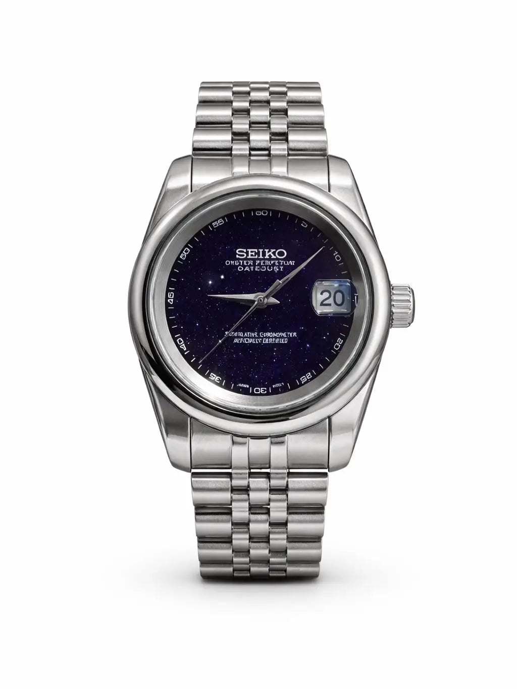 Seiko Galaxy Date Just Heavy Quality blue