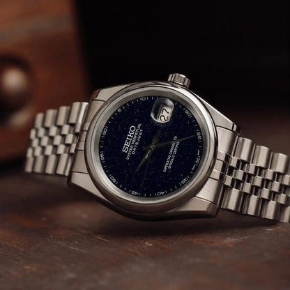 Seiko Galaxy Date Just Heavy Quality blue