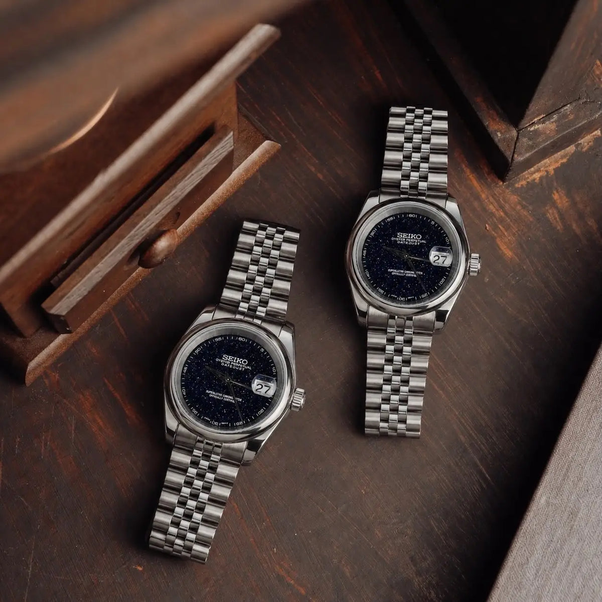 Seiko Galaxy Date Just Heavy Quality Black dial