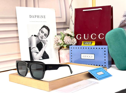 GUCCI 1668 MATT BLACK EXCLUSIVE STORE TOP MOST SELLING MODEL 502