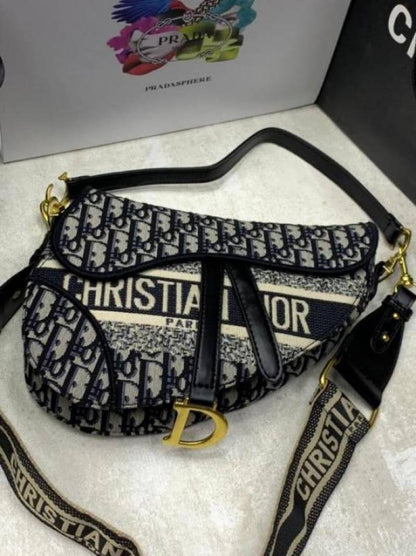 Christian dio womens bags crossbody bag saddle bag with original box 622