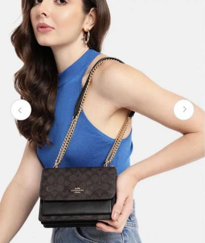 coac daisy Klare Crossbody Bag In Signature Canvas 952