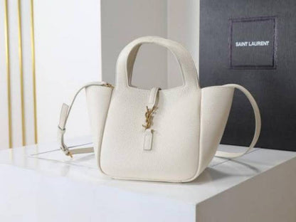 Ysl Saint laurent mini Womens Black Le 5  7 Bea Baby Leather Shoulder Bag with magnet box 994