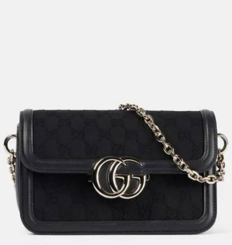 Gucc GG nvas small shoulder bag with double box 832