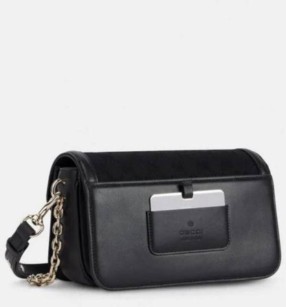 Gucc GG nvas small shoulder bag with double box 832