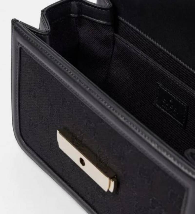 Gucc GG nvas small shoulder bag with double box 832
