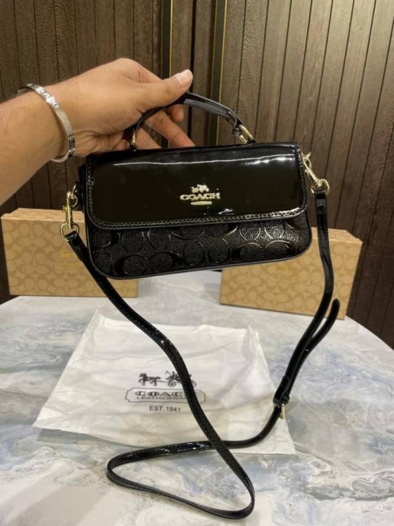 coac Flap hailey signature Bag with box 563