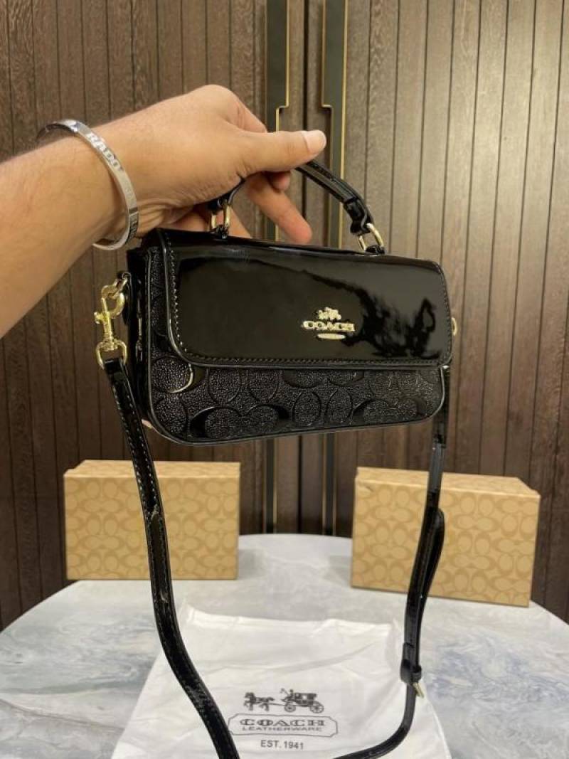 coac Flap hailey signature Bag with box 563