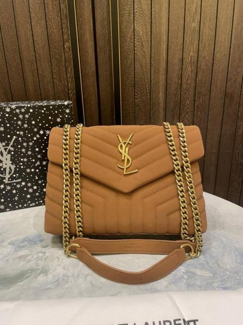 Ysl saint laurent lou lou quilted shoulder bag with og box etc 965