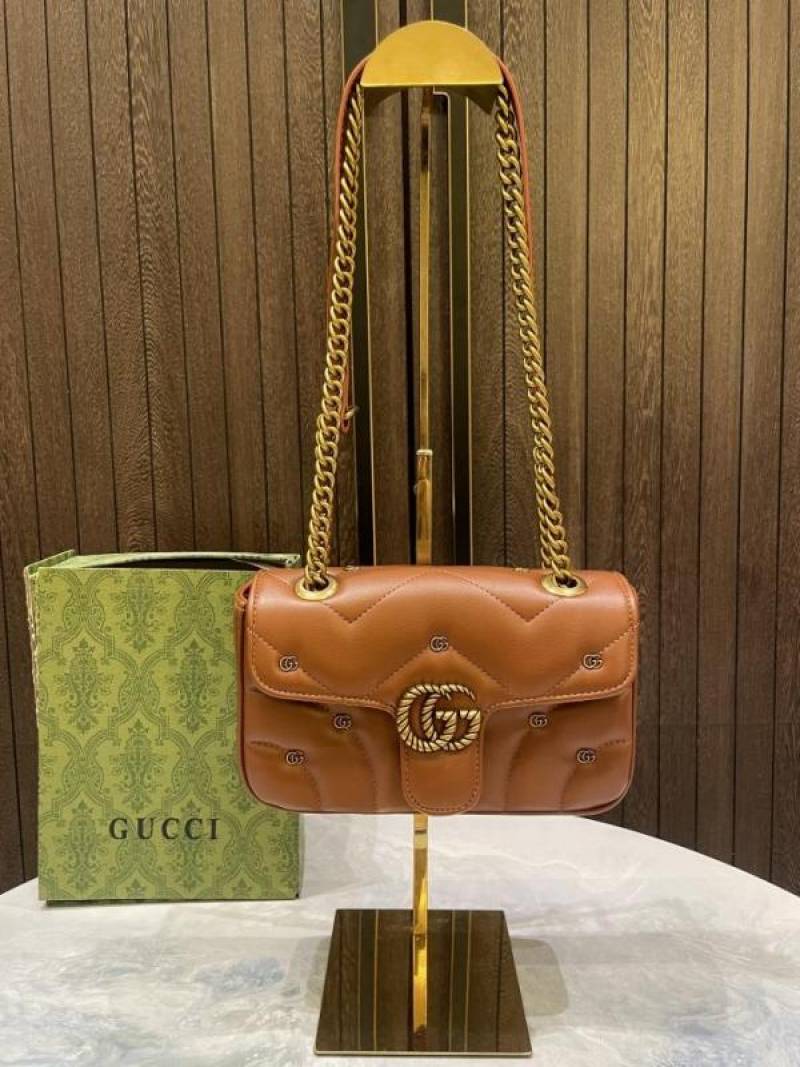 Gucc GG mormont small shoulder bag with  box 825