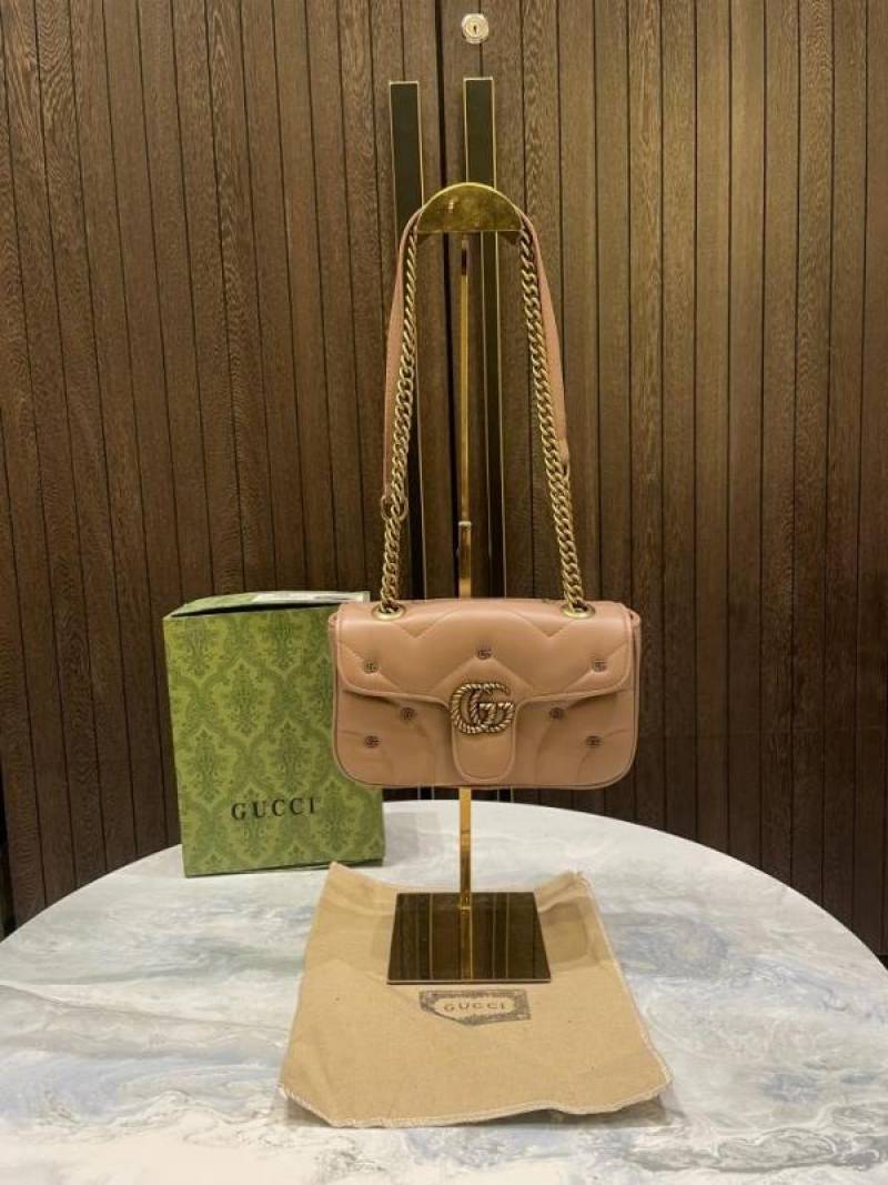 Gucc GG mormont small shoulder bag with box 824