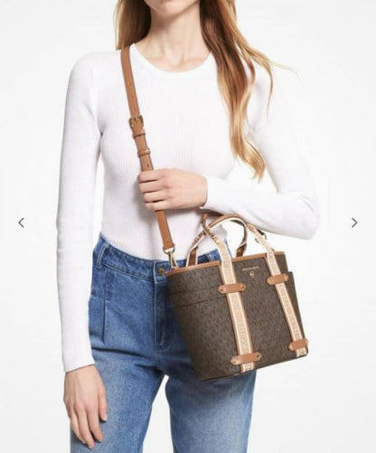 Michael kor maeve large tote bag( dust bag sling belt) 89-
