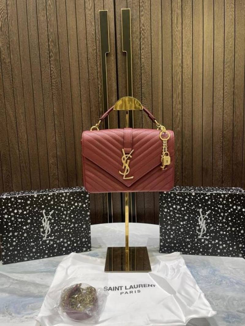 YSL SAINT LAURENT Collage Medium leather shoulder bag with box 967