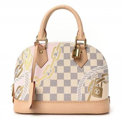 Louiis Vuitton N40472 Alma BB Bag Damier Azur with double box super premium quality 973