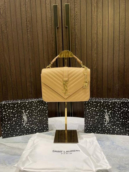 YSL SAINT LAURENT Collage Medium leather shoulder bag with box 746