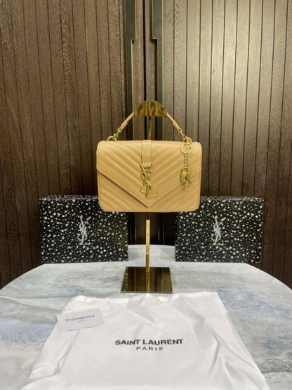 YSL SAINT LAURENT Collage Medium leather shoulder bag with box 746