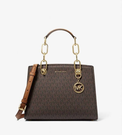 michael kor Cynthia Small Signature Logo Satchel With Box 314_
