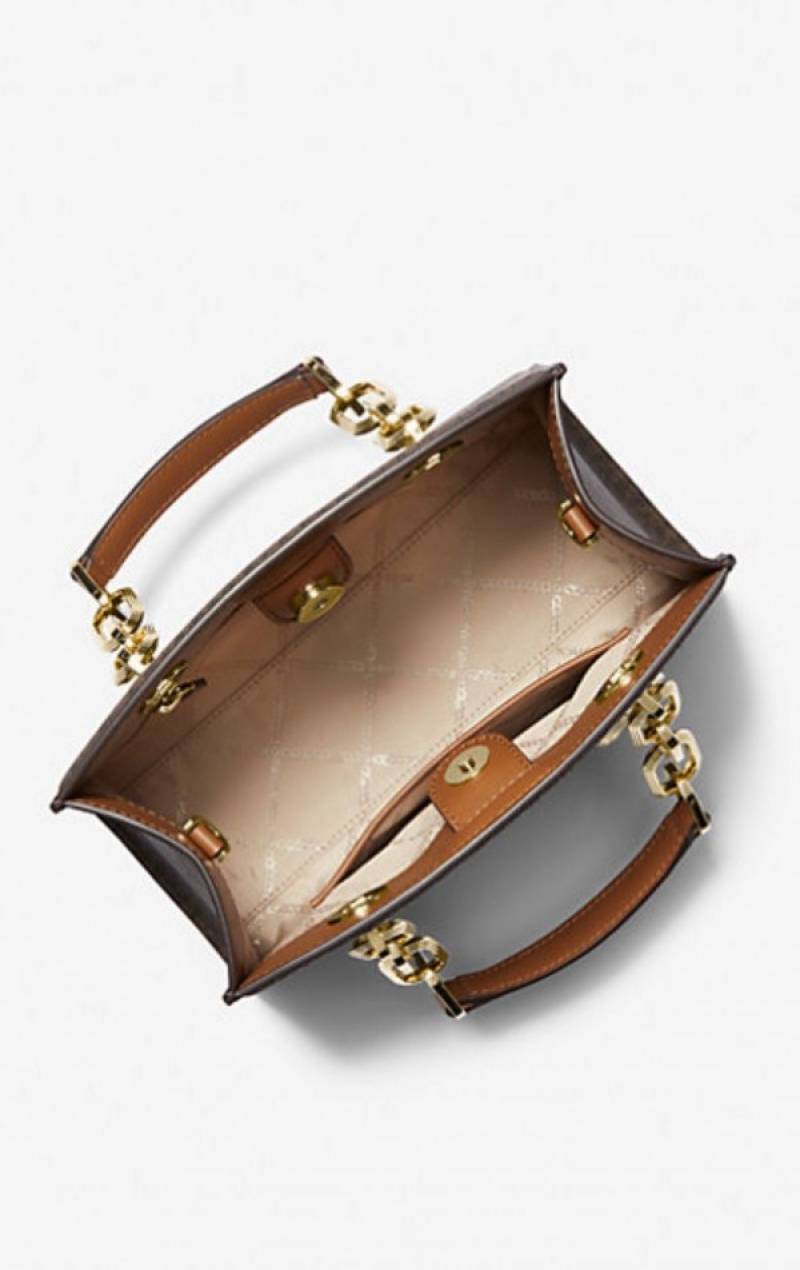 michael kor Cynthia Small Signature Logo Satchel With Box 314_