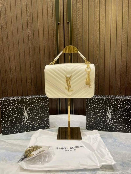 YSL SAINT LAURENT Collage Medium leather shoulder bag with box 747