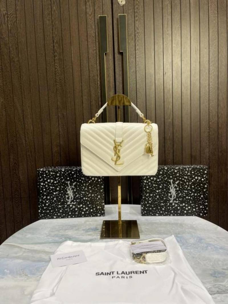 YSL SAINT LAURENT Collage Medium leather shoulder bag with box 747