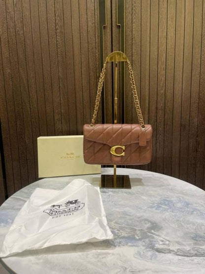 Coac quilted tabby shoulder bag  26 with box 918
