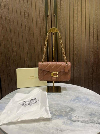 Coac quilted tabby shoulder bag  26 with box 918