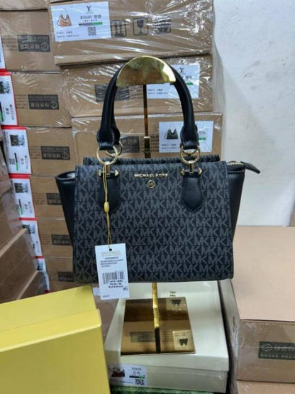 Michael kor marilyn medium logo satchel with carry bag 927
