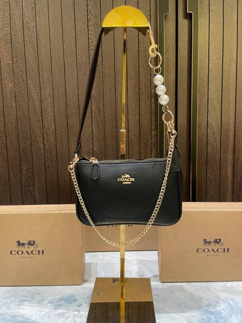 coac Nolita shoulder bag with pearl charm with box etc...983