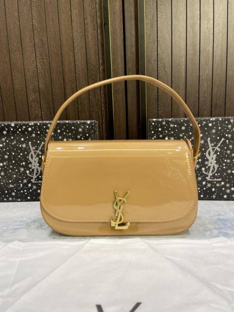 Ysl Saint Laurent Voltaire Top Handle In Patent Leather 571