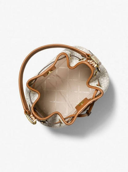 michael kor MAEVE MEDIUM SIGNATURE LOGO BUCKET BAG 97