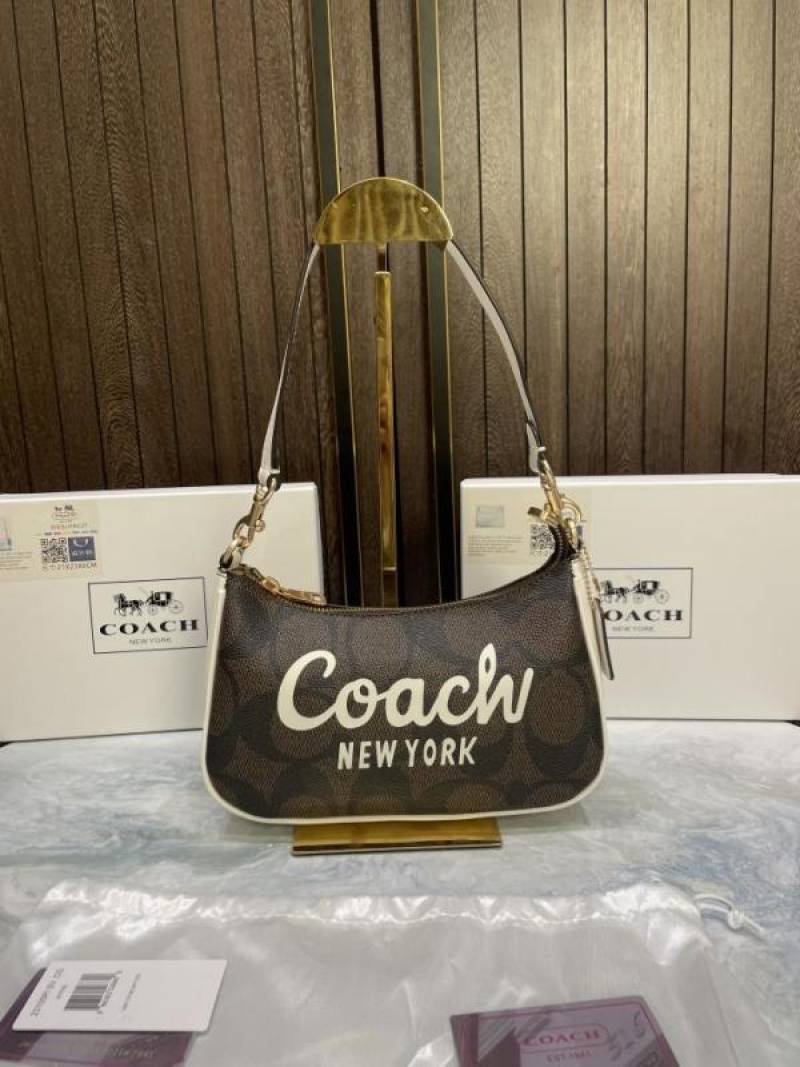 Coac teri mini crossbody bag in signature canvas with graphic & original box 731