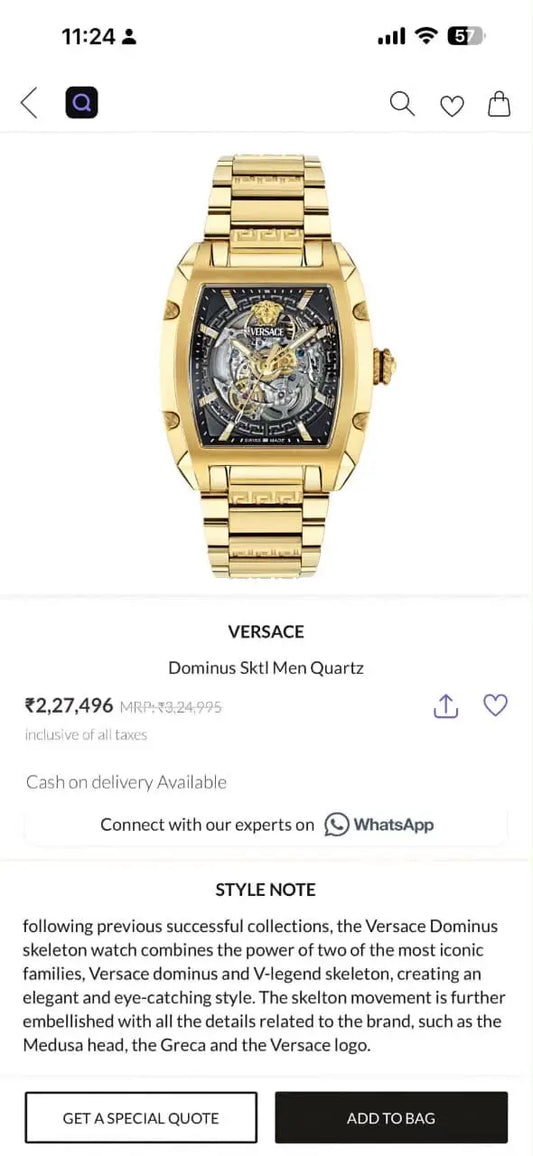 Versac_e Dominus Skeleton 197