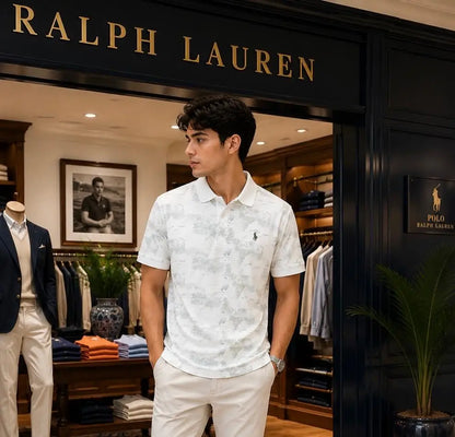 Ralp_h Lauren Printed Very Premium Imported Polo T-shirt (DN 636)