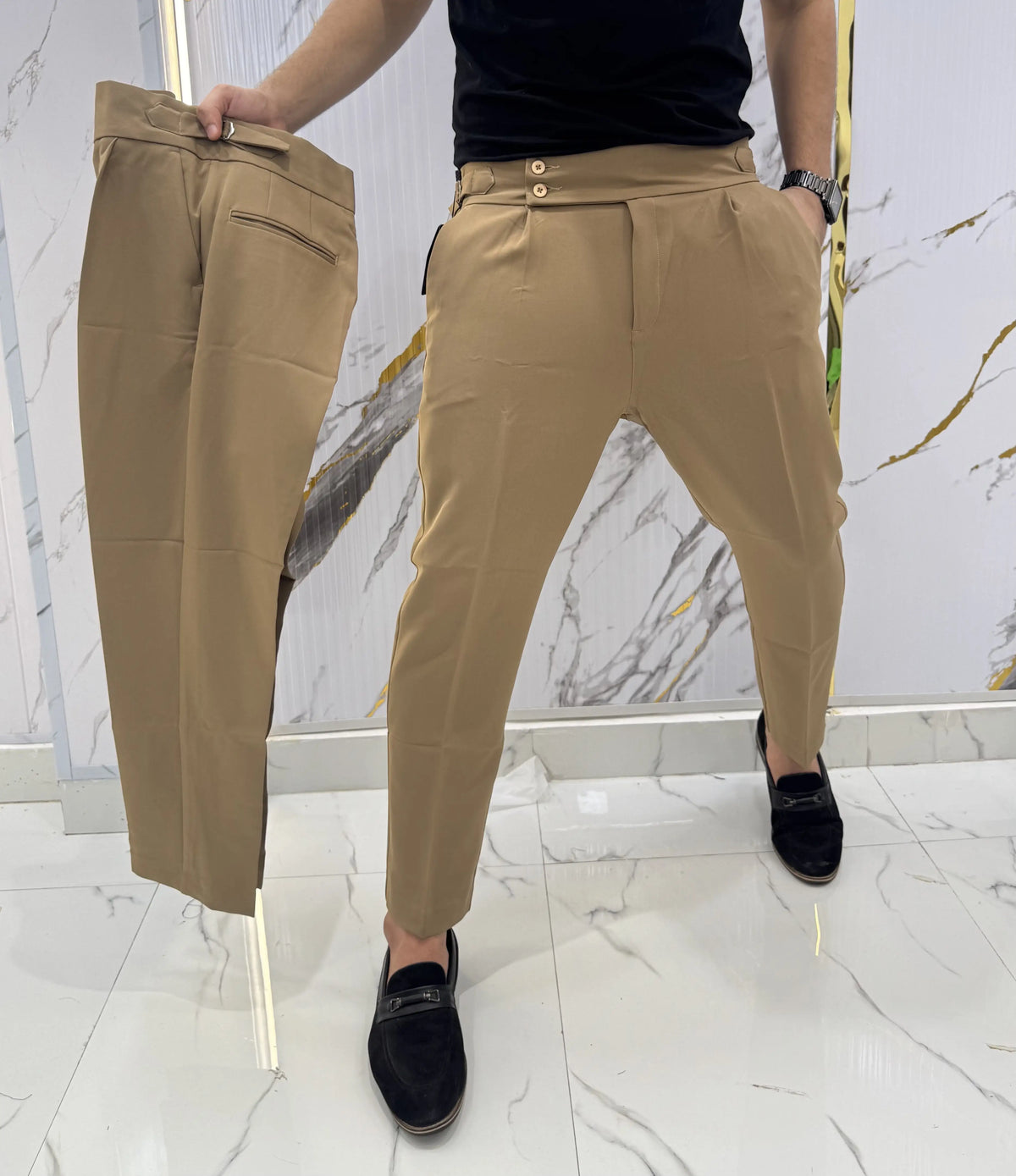 Astern Dion Coffee Imported Korean Trouser