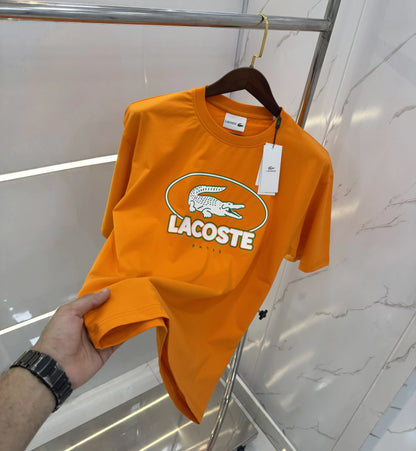 Lacost e Orange Printed Imported Oversized T-Shirt